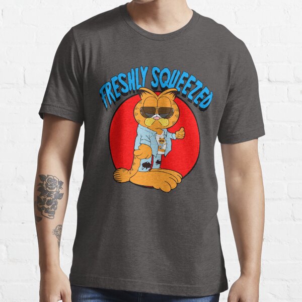 Garfield-Freshly Squeezed Parody Cartoons Essential T-Shirt