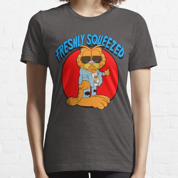 Garfield-Freshly Squeezed Parody Cartoons Essential T-Shirt