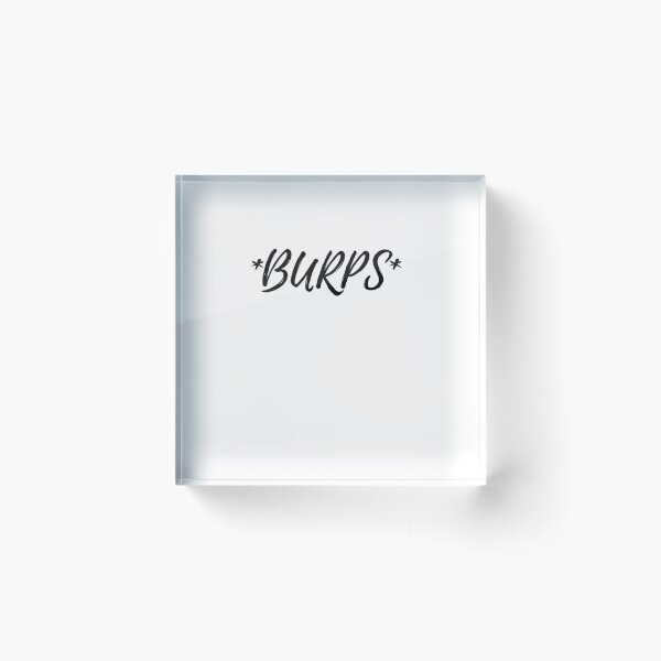 Item preview, *BURPS* Cursive text designed and sold by Omniodise.