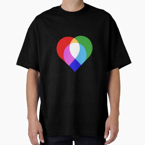RGB Love Oversized T-Shirt