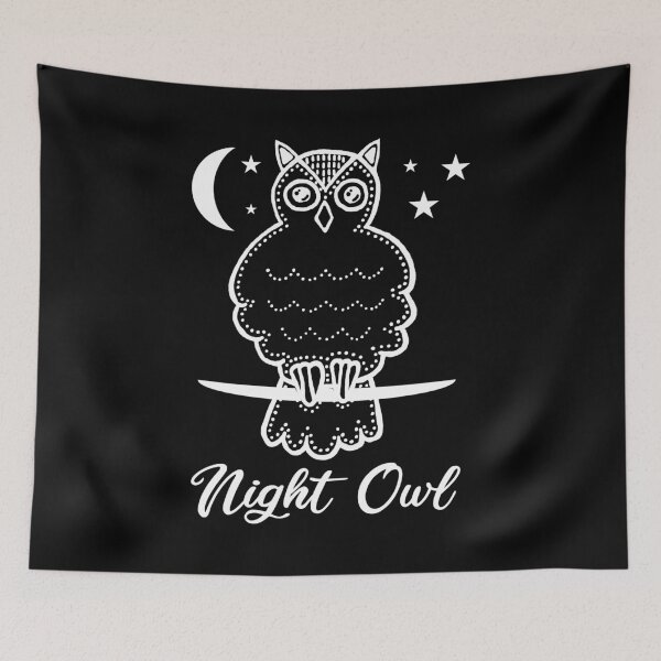 Item preview, Owl Night Birds Owls Bird Doodle designed and sold by AOCreativeProd.