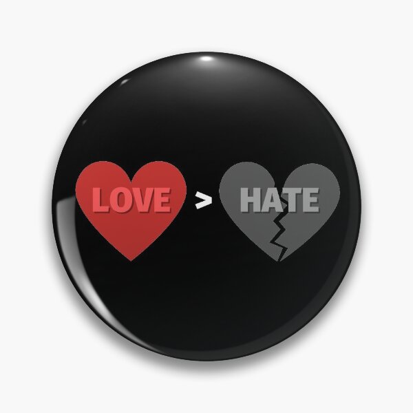 Item preview, Love Is Better Than Hate designed and sold by SimpleUniverse.