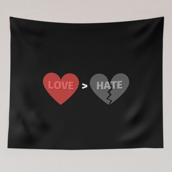 Item preview, Love Is Better Than Hate designed and sold by SimpleUniverse.