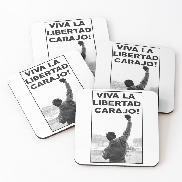 Item preview, Viva la Libertad, carajo -  Rocky - Long live the fucking Freedom! designed and sold by LibertarianSt.