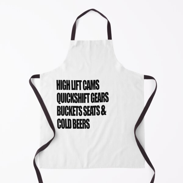 Item preview, High Lift Cams, Quickshift Gears, Bucket Seats & Cold Beers designed and sold by iconatastic.