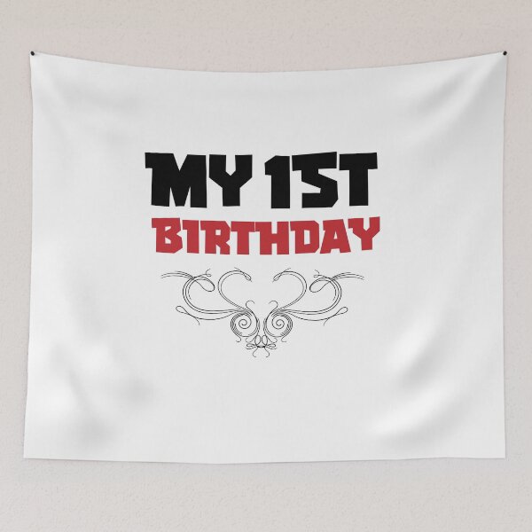Item preview, MY 1ST BIRTHDAY: family Shirts, Valentines Day Shirt ,women Girl Clothing, Birthday shirt.  designed and sold by comeonyassine21.