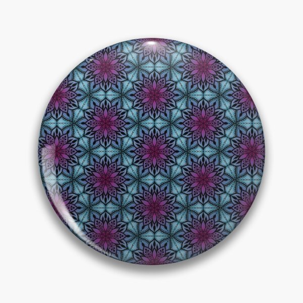 Item preview, Design purple flowers designed and sold by MandalaStone.