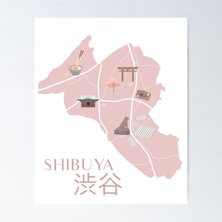 1970年代　渋谷のミニコミ　SHIBUYA MAP 330px-Shibuya_Center_Gai_map.jpg