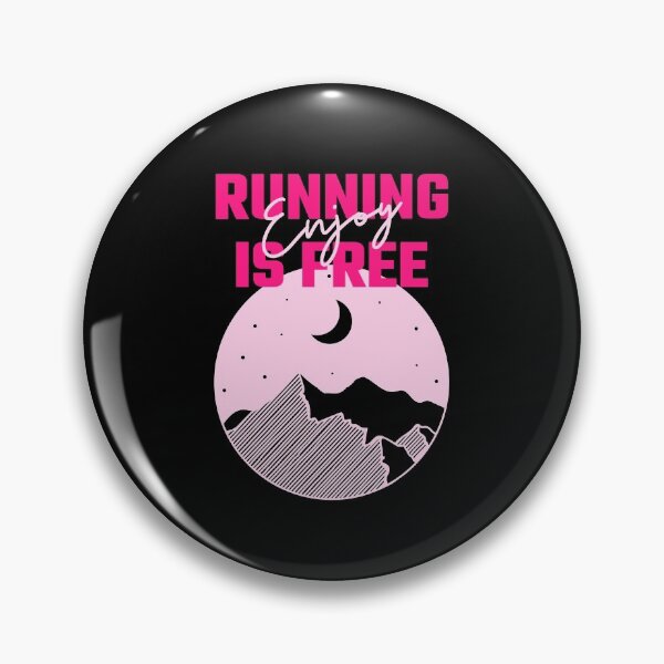 Item preview, Running is free - Mountains and Moon background designed and sold by grinta2021.