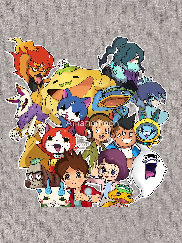 Yo-Kai Watch Stickers Yokai Watch Poster by Amanomoon