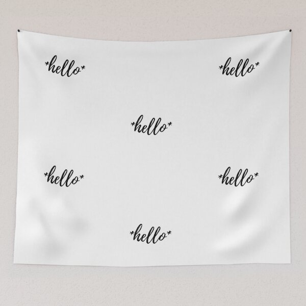 Item preview, *hello* Cursive text designed and sold by Omniodise.