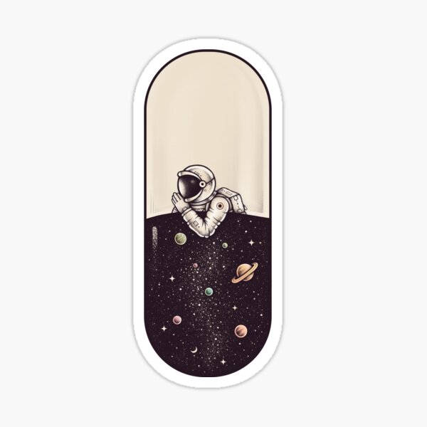 Cápsula espacial Pegatina