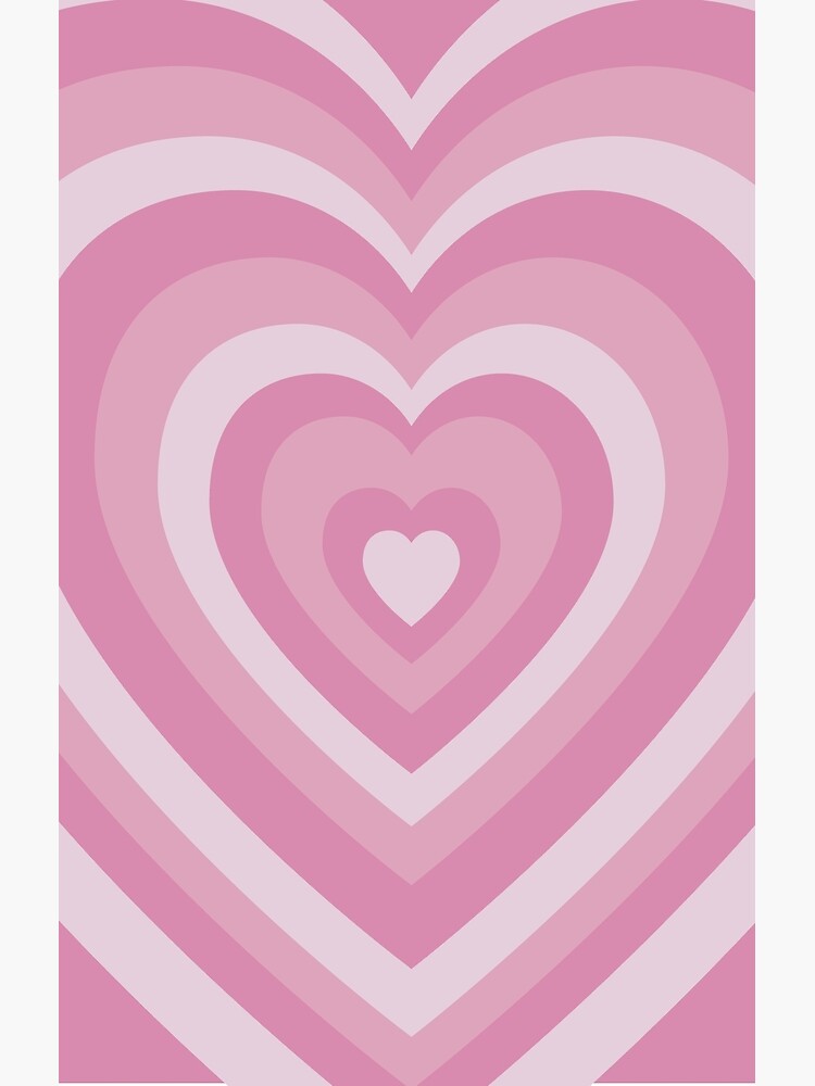 Super Cute Pink Powerpuff Girls Love Heart Pattern Greeting Card By Milangfx Redbubble