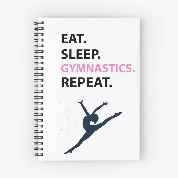 Item preview, Eat Sleep Gymnastics Repeat designed and sold by Kadouh.