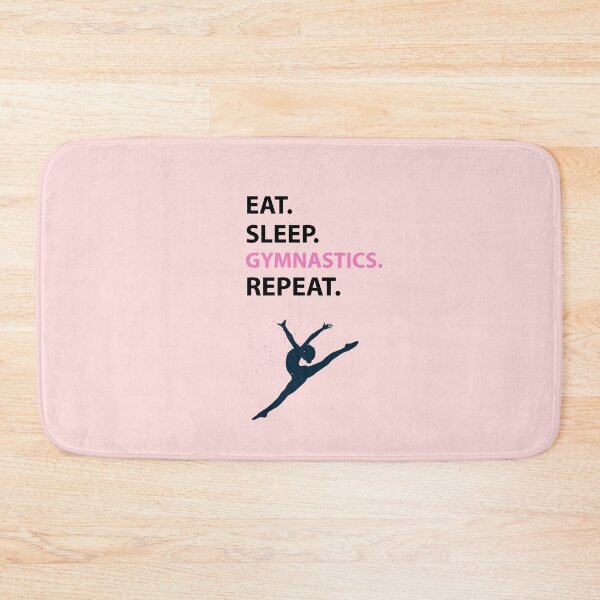 Item preview, Eat Sleep Gymnastics Repeat designed and sold by Kadouh.