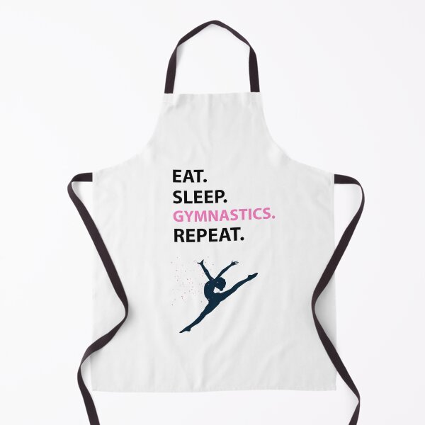 Item preview, Eat Sleep Gymnastics Repeat designed and sold by Kadouh.