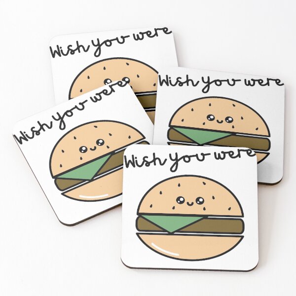 Item preview, Wish you were a burger designed and sold by Shirtgame.
