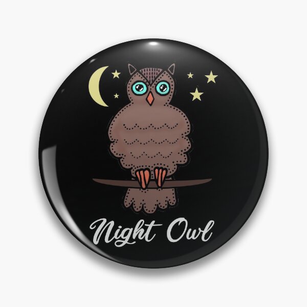 Item preview, Night Owl Owls Moon Late Riser designed and sold by AOCreativeProd.