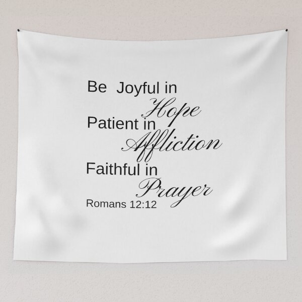 Item preview, Romans 12:12- Christian designed and sold by Lilaclown.