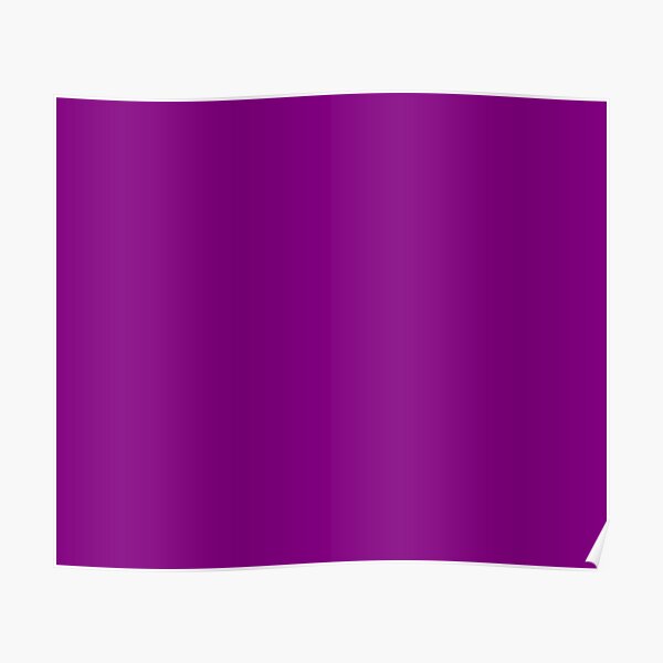 Plain Purple color Poster