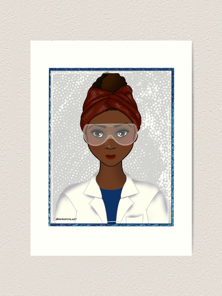 Alternate view of I am STEM Art Print
