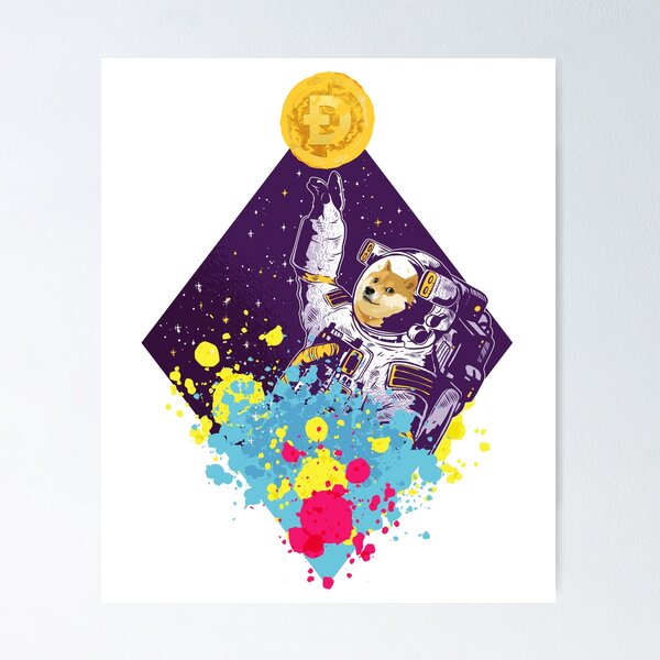 Artikel-Vorschau von Dogecoin Shirt Logo Dogecoin zum Mond Shirt, designt und verkauft von Mytoonsquad.