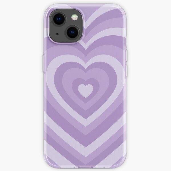 Purple Powerpuff Girls | Love Heart pattern iPhone Soft Case