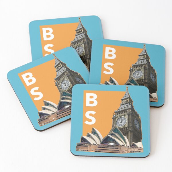 Item preview, BS, Orange on Blue designed and sold by Ben Pham.