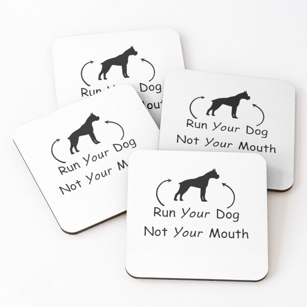 Item preview, Run Your Dog Not Your Mouth  designed and sold by Abderrahim Bguiguir.
