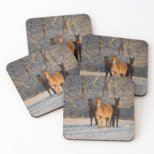 Item preview, Three Horses in Snow designed and sold by KellyHeaton.