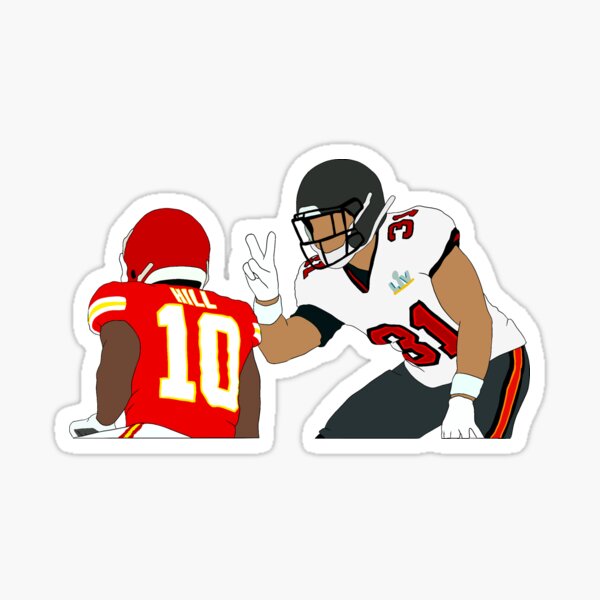 Antoine Winfield Jr. taunting Tyreek Hill Sticker