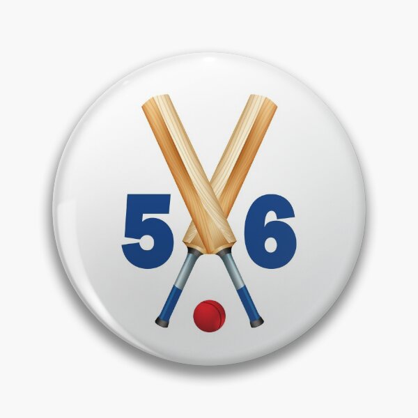Item preview, Cricket number 56 - fifty six with bats and ball designed and sold by AllShirts21.
