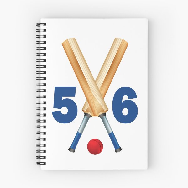 Item preview, Cricket number 56 - fifty six with bats and ball designed and sold by AllShirts21.