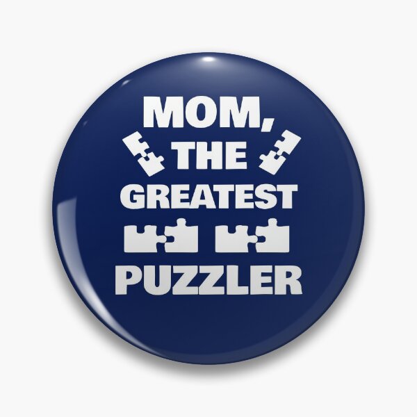 Item preview, Mom The Greatest Jigsaw Puzzler Puzzling Lover designed and sold by SharpThreadZ.
