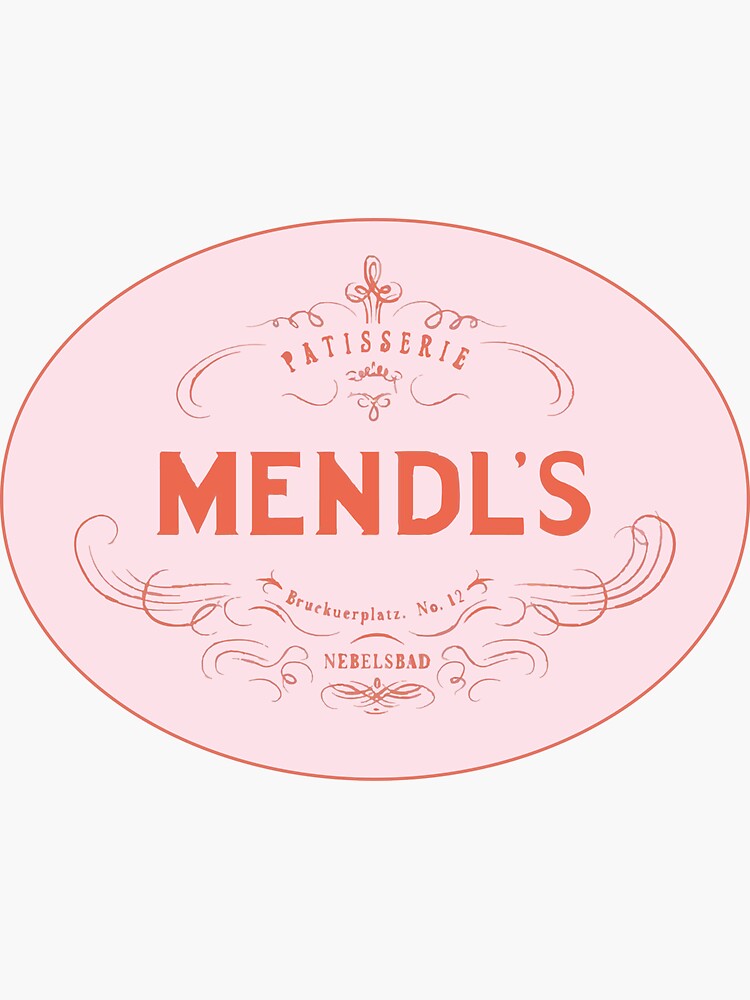 Thumbnail 3 of 3, Sticker, Mendl's Patisserie designed and sold by SassyShop.