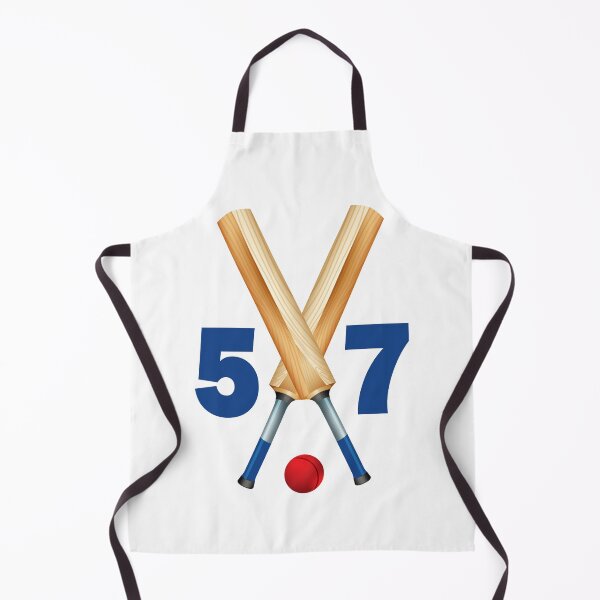 Item preview, Cricket number 57 - fifty seven with bats and ball designed and sold by AllShirts21.