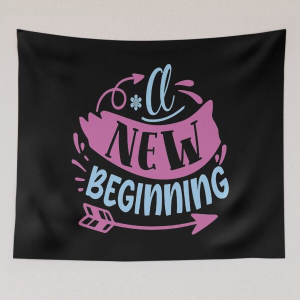 Item preview, Spring nature saying - a new beginning designed and sold by Raeolus.