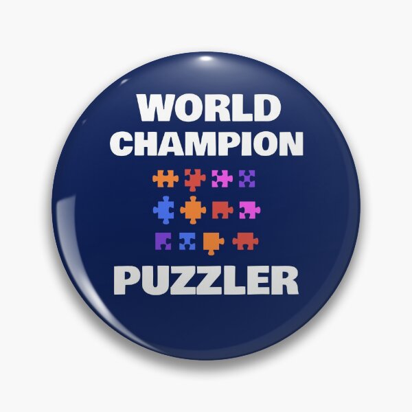 Item preview, World Champion Jigsaw Puzzler Puzzle Lover designed and sold by SharpThreadZ.