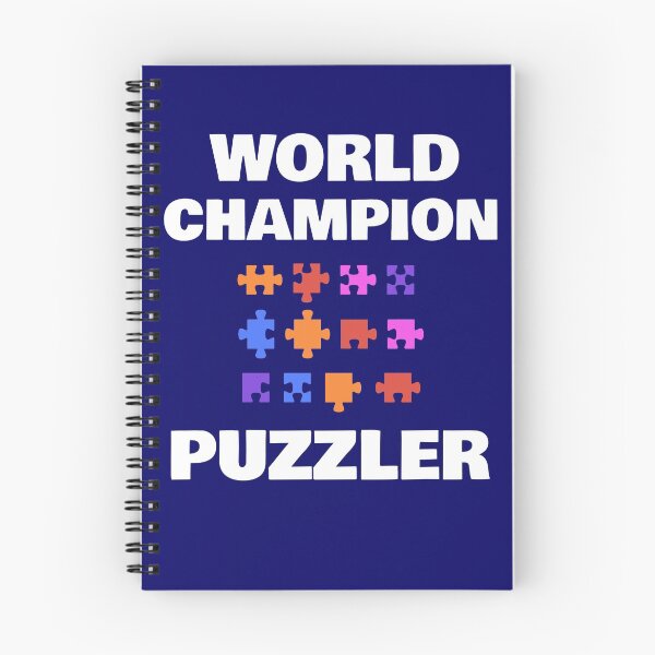 Item preview, World Champion Jigsaw Puzzler Puzzle Lover designed and sold by SharpThreadZ.