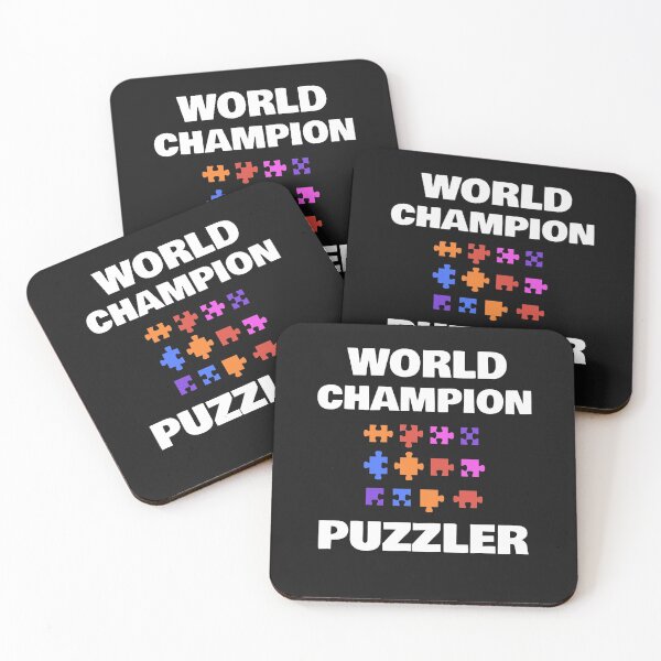 Item preview, World Champion Jigsaw Puzzler Puzzle Lover designed and sold by SharpThreadZ.