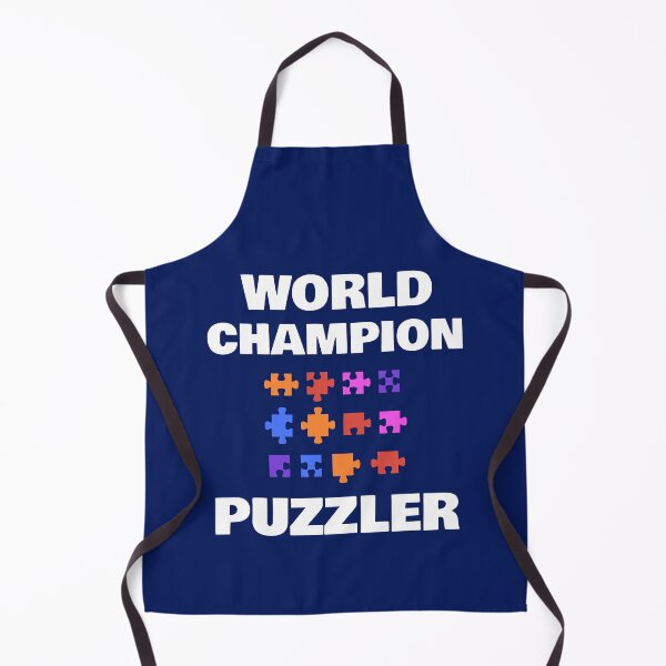Item preview, World Champion Jigsaw Puzzler Puzzle Lover designed and sold by SharpThreadZ.
