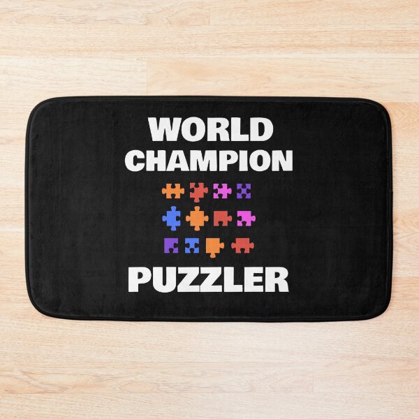 Item preview, World Champion Jigsaw Puzzler Puzzle Lover designed and sold by SharpThreadZ.