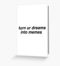 Tarjeta de felicitación meme sueño