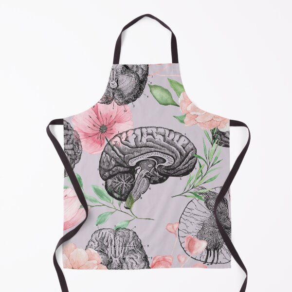 Item preview, Lavender Brain Anatomy Flower Pattern designed and sold by allexieee.
