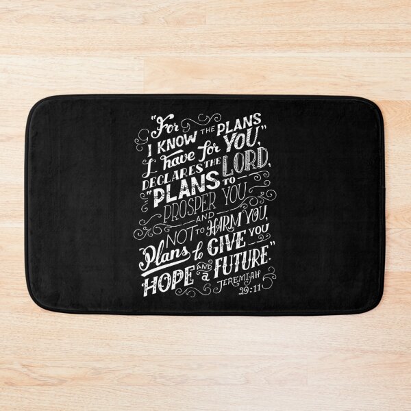 Item preview, For I Know The Plans I Have For You Declares The Lord Plans To Prosper You And Not To Harm You Plans To Give You Hope And A Future Jeremiah 29:11 designed and sold by FiveNiches.