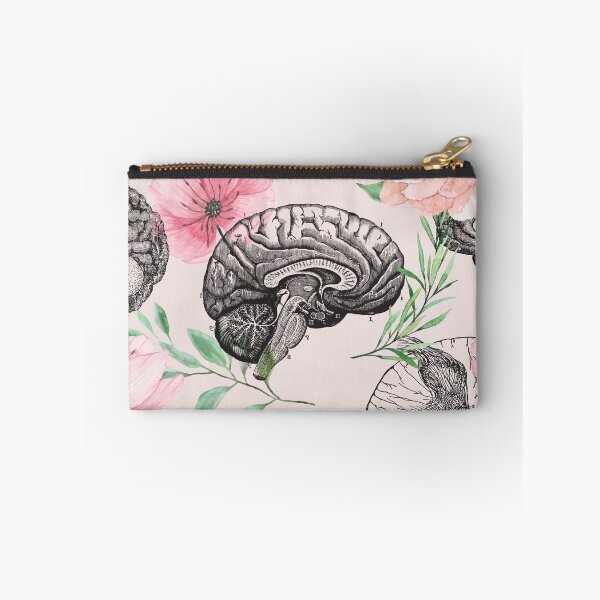 Item preview, Pink Brain Anatomy Flower Pattern  designed and sold by allexieee.