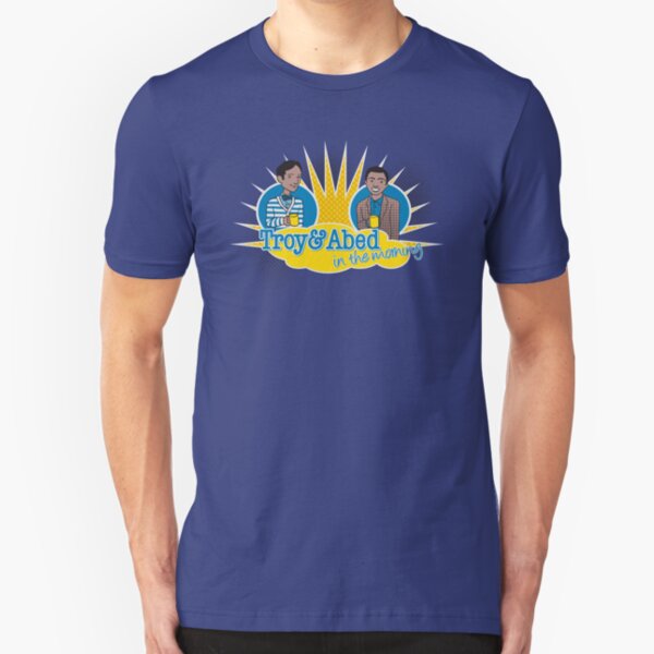 Troy and Abed in the Morning Slim Fit T-Shirt