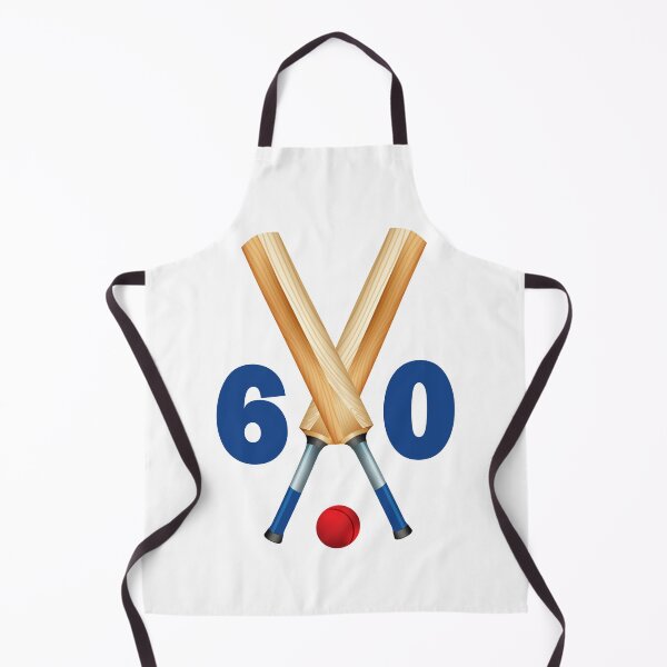 Item preview, Cricket number 60 - sixty with bats and ball designed and sold by AllShirts21.