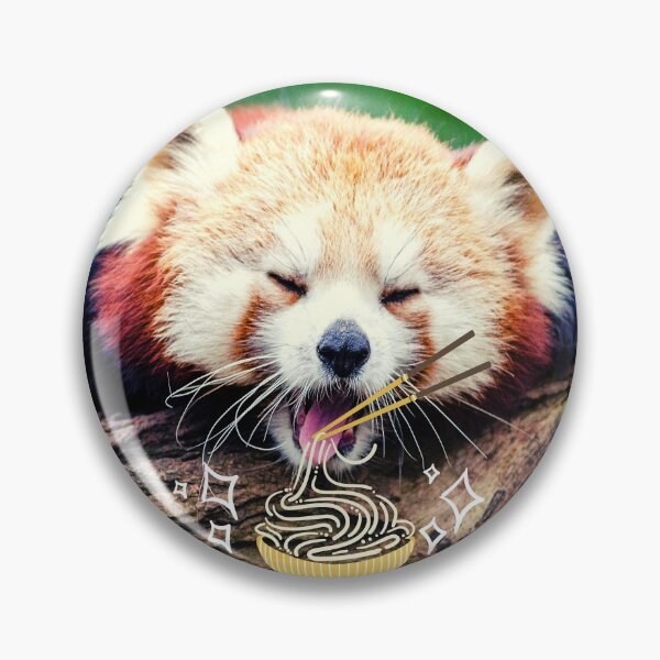 Item preview, Fox eating ramen designed and sold by Cata-mcd.
