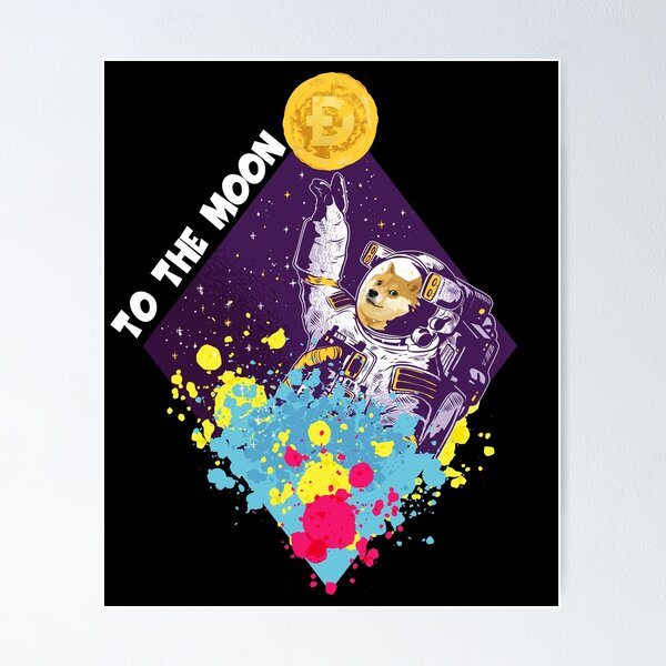 Artikel-Vorschau von Dogecoin Shirt Logo Dogecoin zum Mond Shirt, designt und verkauft von Mytoonsquad.